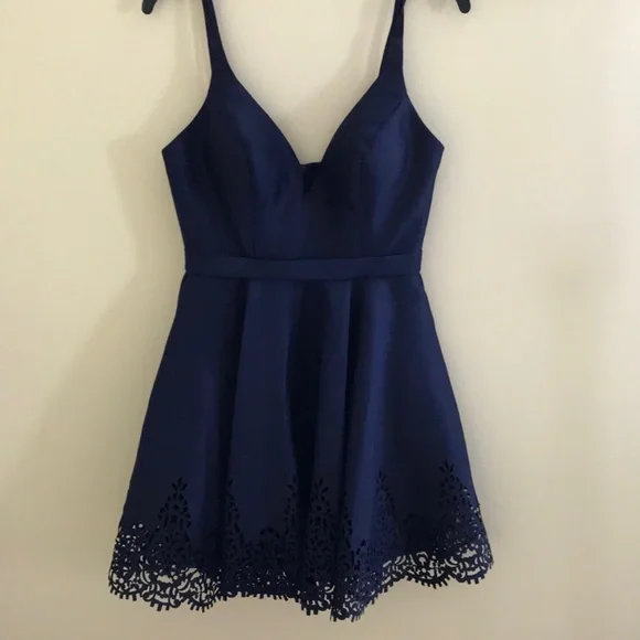 Sherri Hill | Dresses | Navy Sherri Hill Homecoming Dress | Poshmark